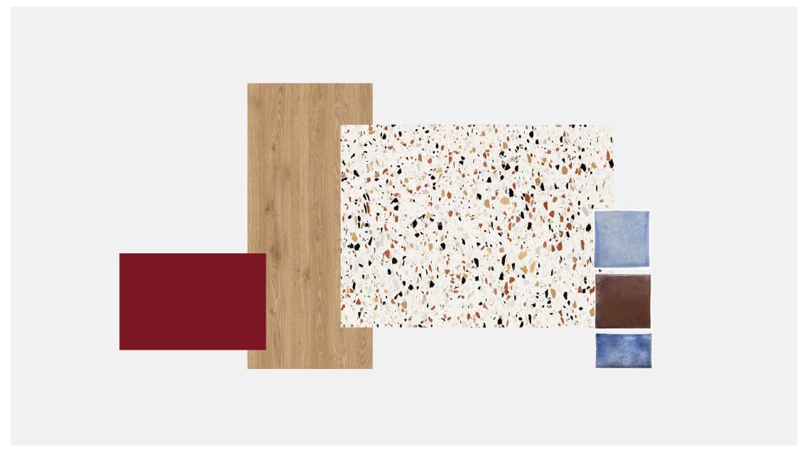 1-Zimmer-Wohnung - Materialien